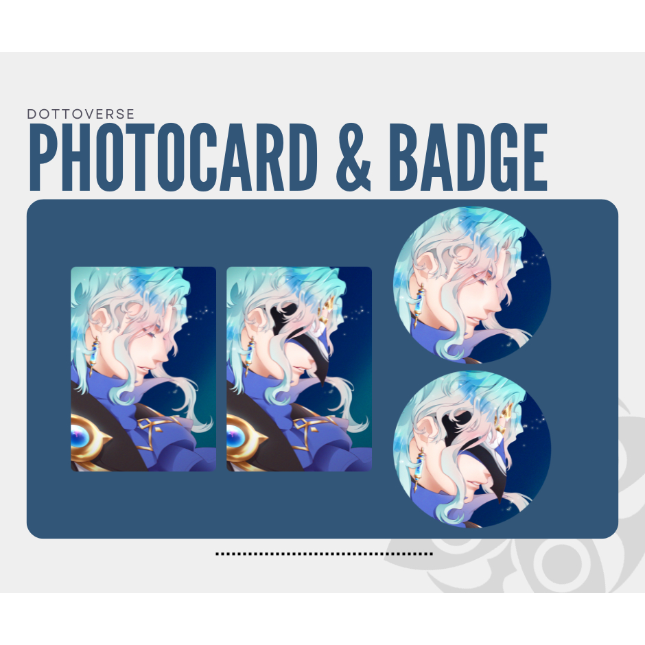 Genshin Impact - Card bo góc và huy hiệu Dottore