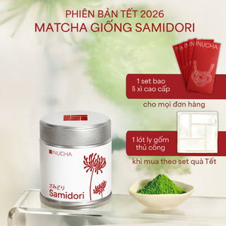   HỘP 30GR  Bột Matcha INUCHA  Giống SAMIDORI  | Ceremonial Grade | Vụ Xuân 2025 | Thu hoạch tại Uji Kyoto 