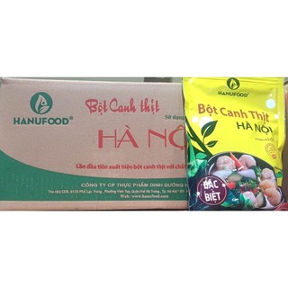 1 Thùng ( 30gói) Bột Canh Thịt  Hà Nội Hanufood 400g tặng 15 gói nhỏ