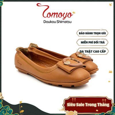 SIÊU SALE 8.8-Giày Búp Bê Tomoyo Da Micro Siêu Nhẹ Phối Khoá Tomoyo TMW32102