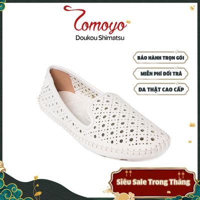 SIÊU SALE 8.8-Giày Tomoyo Nữ Búp Bê  Da MicroFiber Thoáng Khí Nhẹ Đế Âm Độc Đáo TMW21407