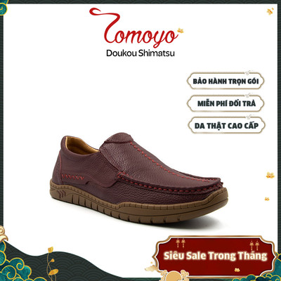 SIÊU SALE 8.8-Giày Lười Nam Da Nubuck Tomoyo TMN22706