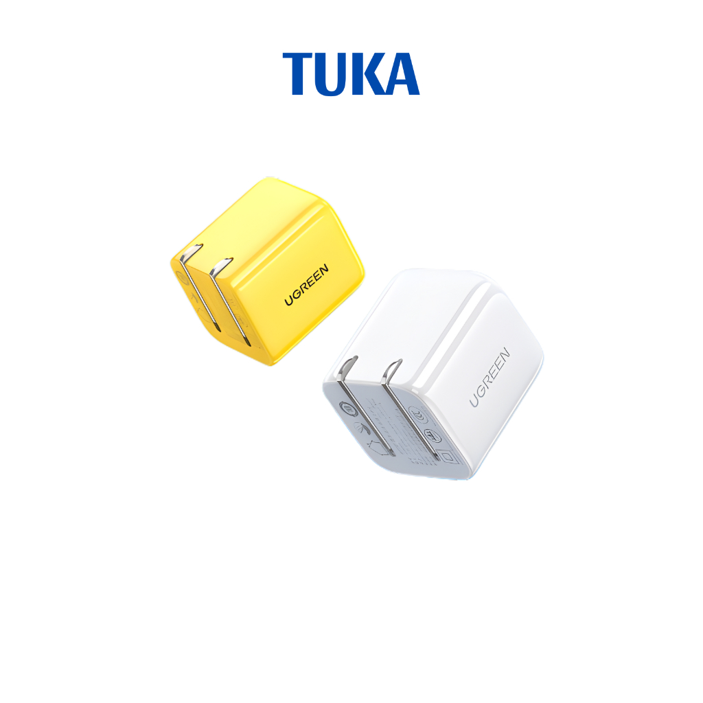 TUKA-Củ sạc nhanh UGREEN 20W | PD USB C|  chân gấp gọn Bảo vệ quá nhiệt thích hợp cho iPhone
