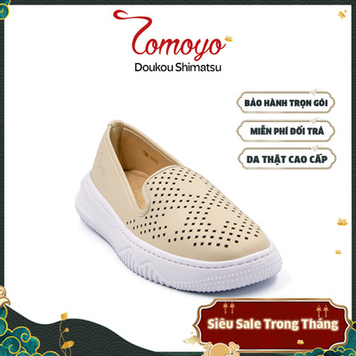 SIÊU SALE 8.8-Giày Tomoyo Sneaker Nữ Da Microfiber "SIÊU CÁ TÍNH" Rất Nhẹ TMW20909