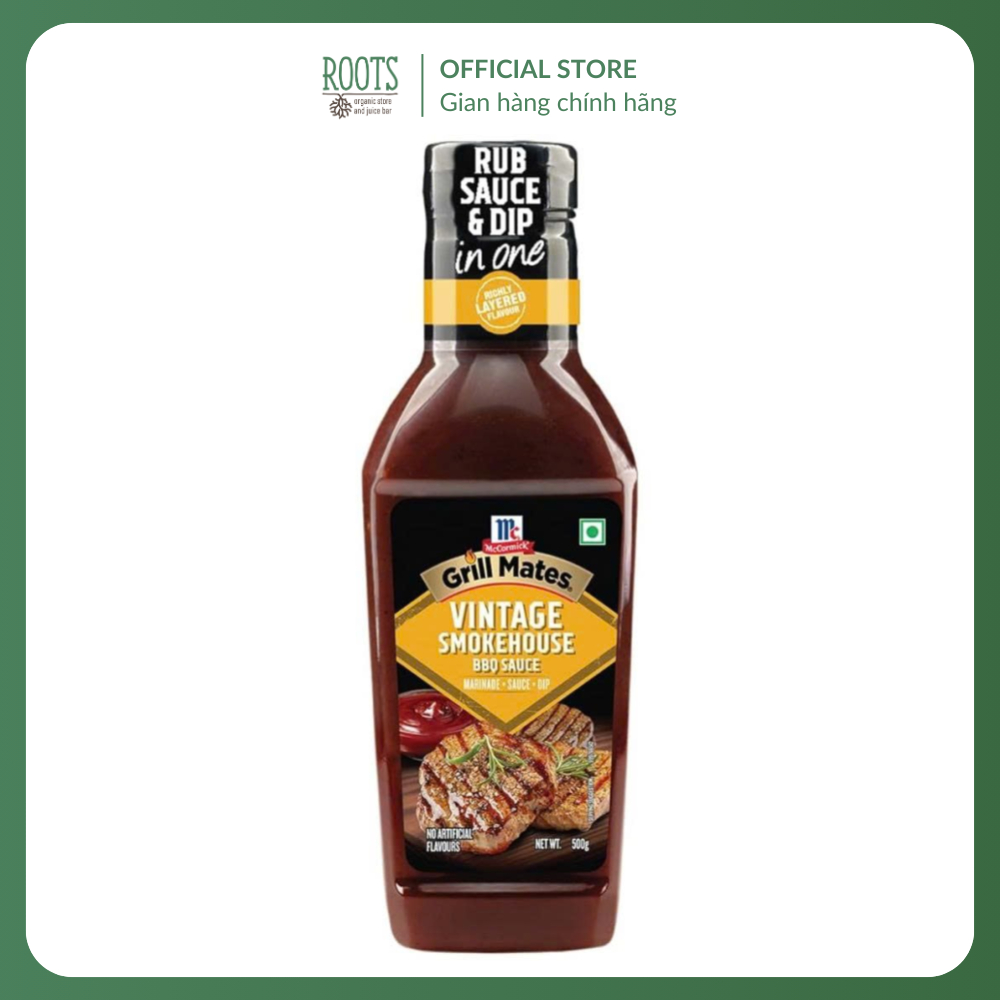 (Ship hỏa tốc) MCCORMICK - Sốt BBQ Xông Khói, Grill Mates, Vintage Smokehouse BBQ Sauce (500g)