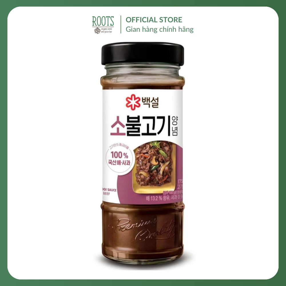 (Ship hỏa tốc) BEKSUL - Sốt Ướp Bulgogi Bò, Korean BBQ Marinade, Bulgogi Sauce for Beef (290g)