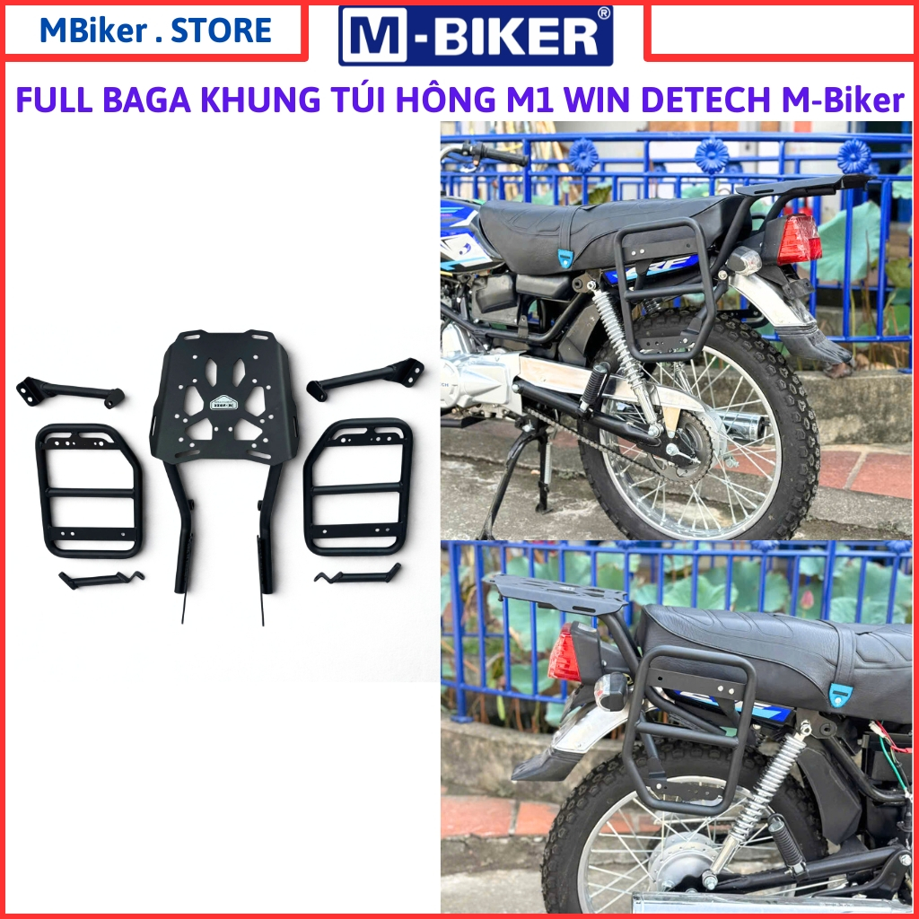 Baga Win Detech, Baga sau Win Detech, phụ kiện xe Win Detech, MBiker
