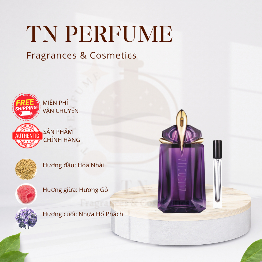 Nước Hoa Nữ Alien Tím Chiết 10ml, 20ml, 30ml FREESHIP. [Hàng Chính Hãng] TN Perfume