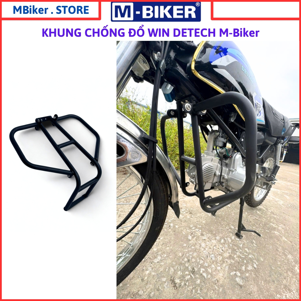Chống đổ win detech, khung chống đổ win detech, phụ kiện chính hãng MBiker
