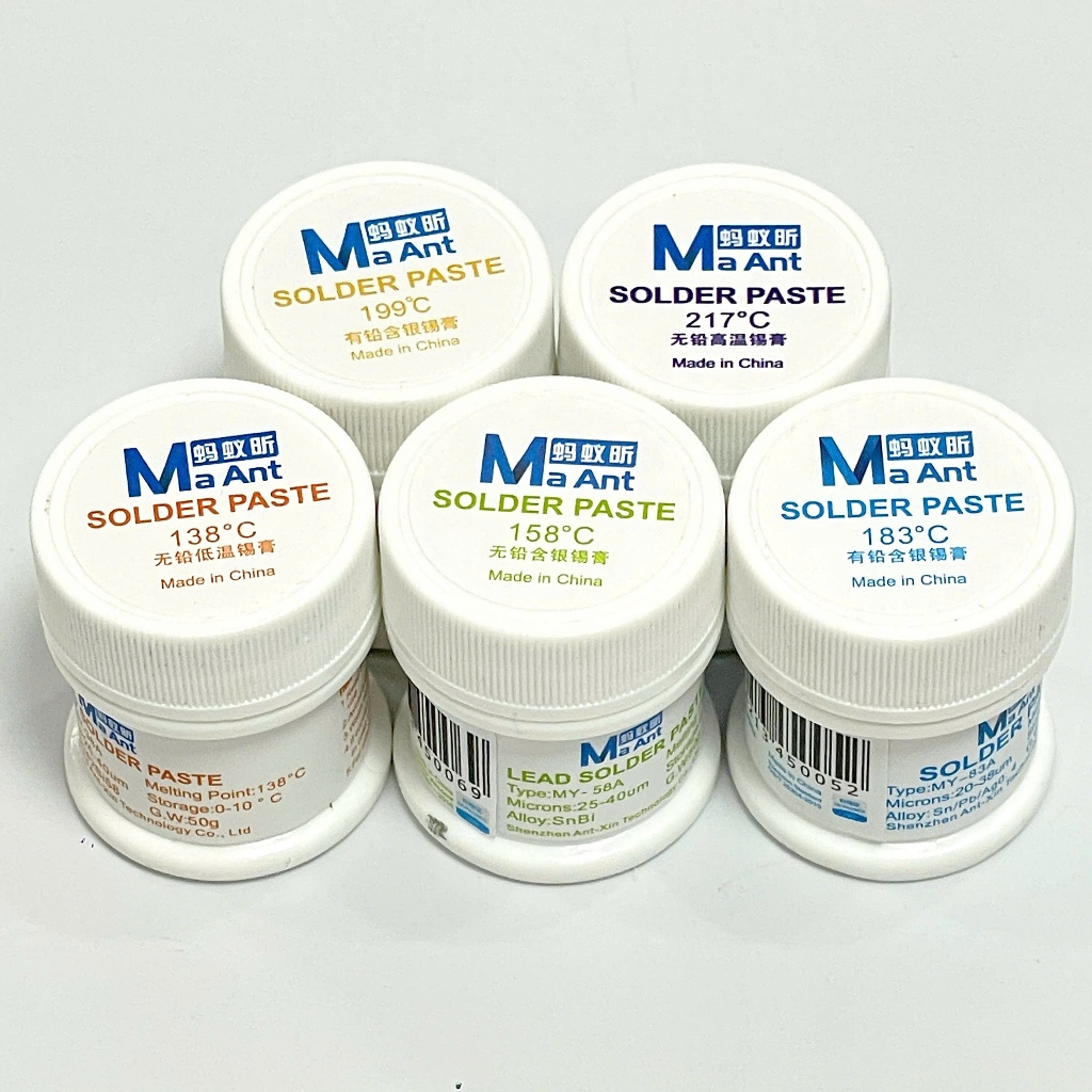Thiếc hàn bột MaAnt Solder Paste 138-158-183-199-217 độ