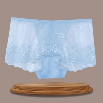Quần lót nữ lưng vừa, dáng đùi, ren 502-7565