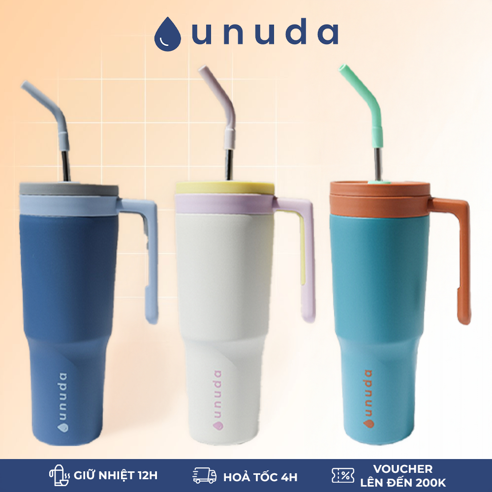 Ly giữ nhiệt MAMIE 1200ml | Unuda – Dung Tích Lớn, Tiện Lợi Mang Theo Khi Đi Học, Đi Làm, Tập Thể Th