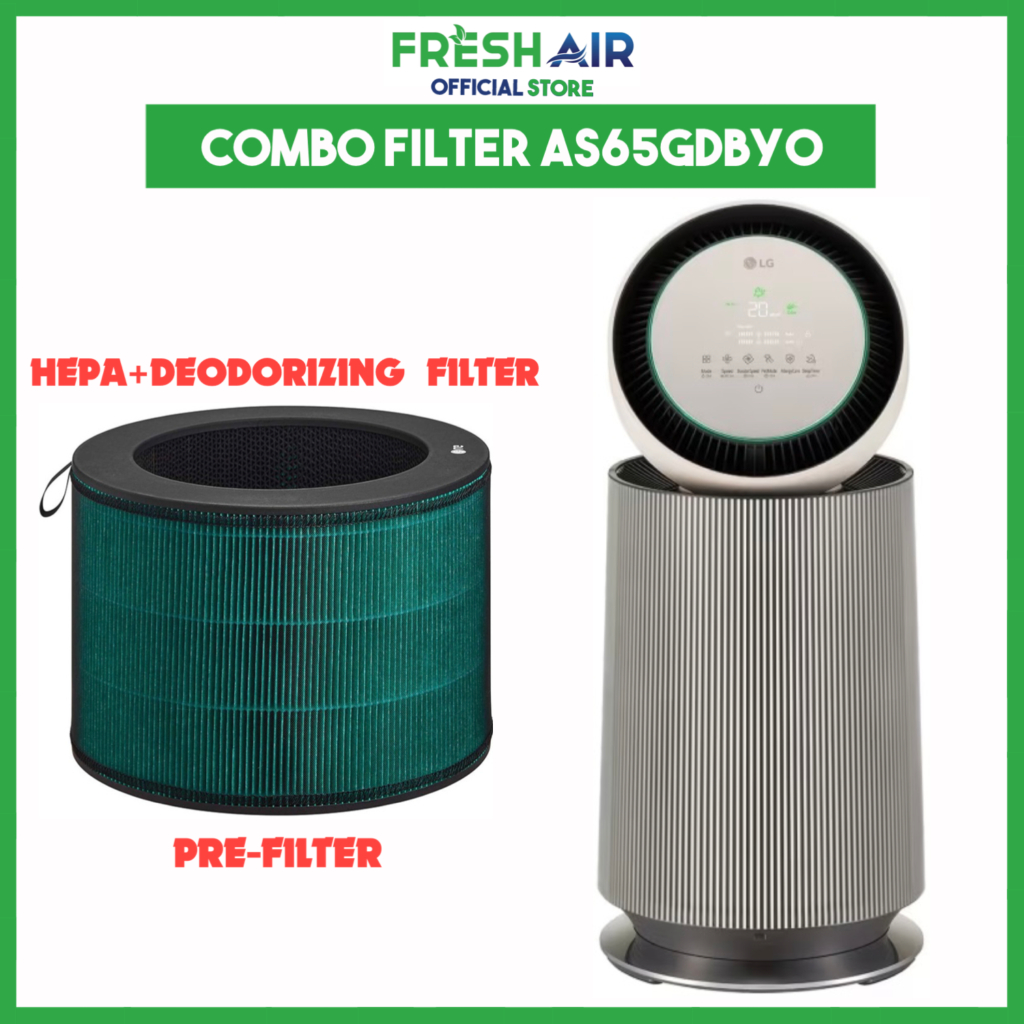 Bộ màng lọc Fresh Air cho LG AS65GDBY0, AS65GDWH0 và AS65GDWD0