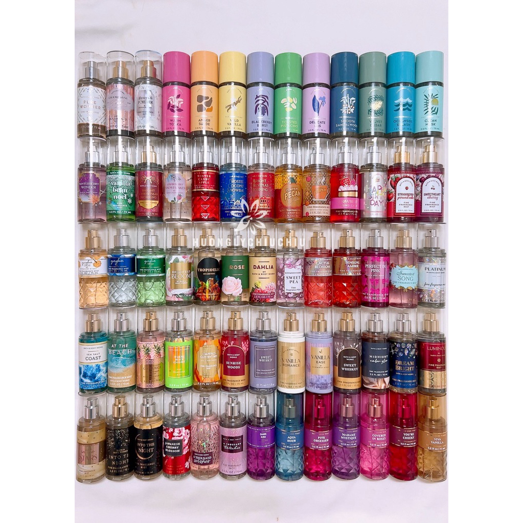 Xịt thơm toàn thân Bath and Body Works 75ml - Body mist BBW travel size