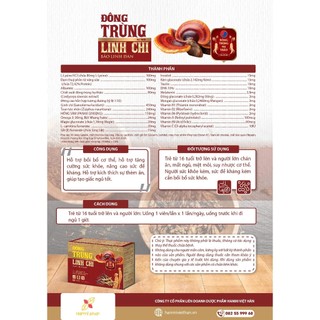 Trùng Sâm Yến Hami - Red Ginseng (mẫu mới Đông trùng linh chi)