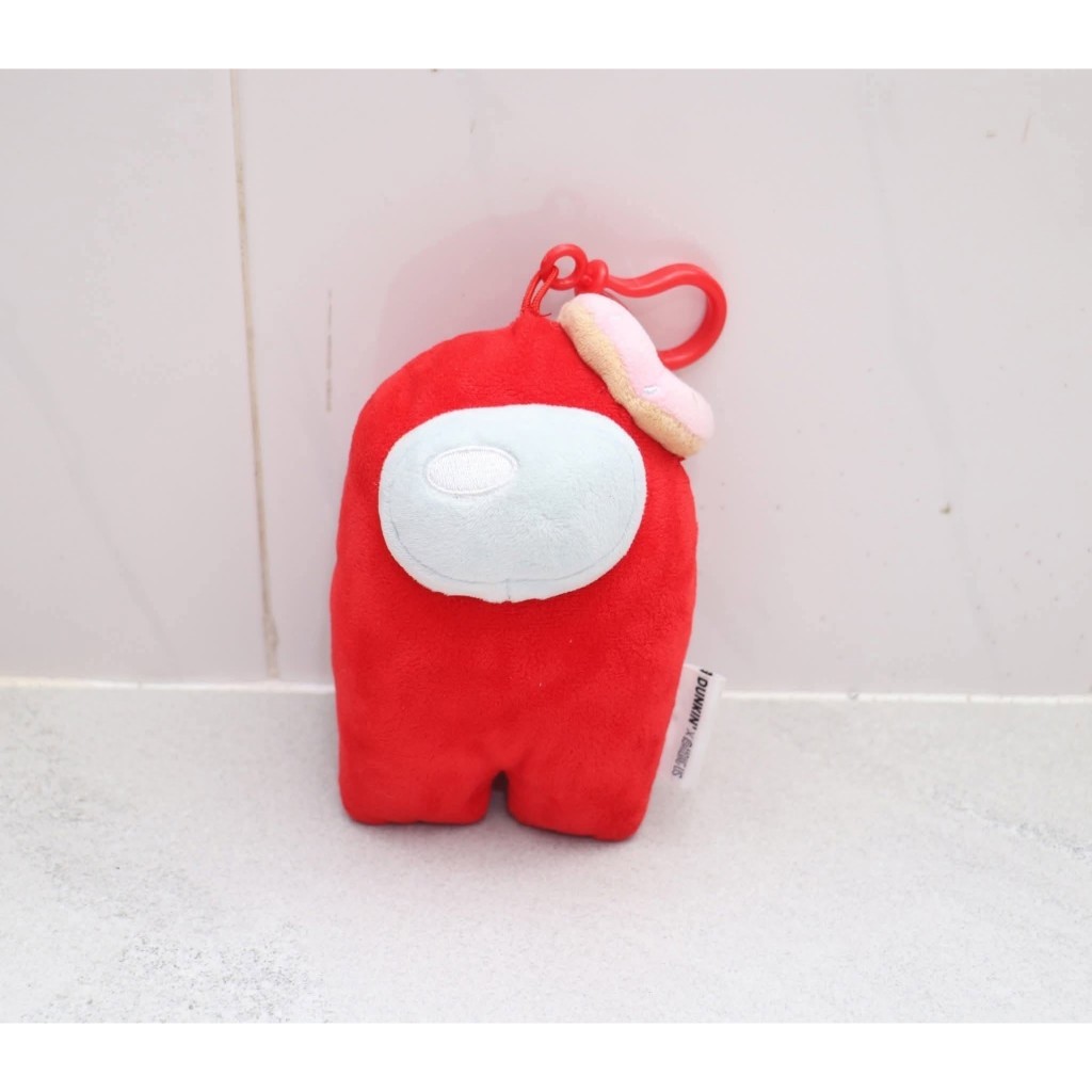 (Cũ) Móc khóa gấu bông Dunkin x Among Us