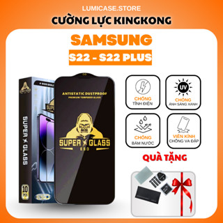 Kính cường lực Samsung S22, S22 PLUS KingKong cao cấp full màn hình, chống xước, chịu lực tốt