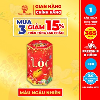   MUA 3 GIẢM 15%  HỘP QUÀ TẾT 2026  Hộp Kẹo Socola Sữa Popit Phạm Nguyên Tết 90.1g  Mẫu ngẫu nhiên  
