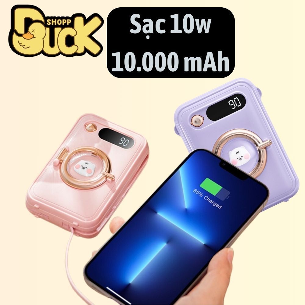 Pin sạc dự phòng 10.000mAh hỗ trợ sạc nhanh nomoduck