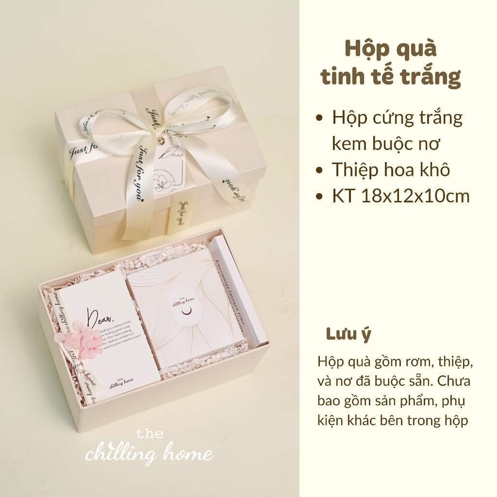 Concept Hộp Quà Tinh Tế Trắng