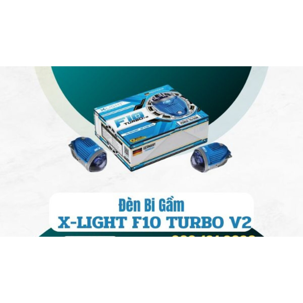 Bi Gầm X-light - Bi gầm F10 Tubor v2 Trợ Pha Dành Cho Ô Tô 2026
