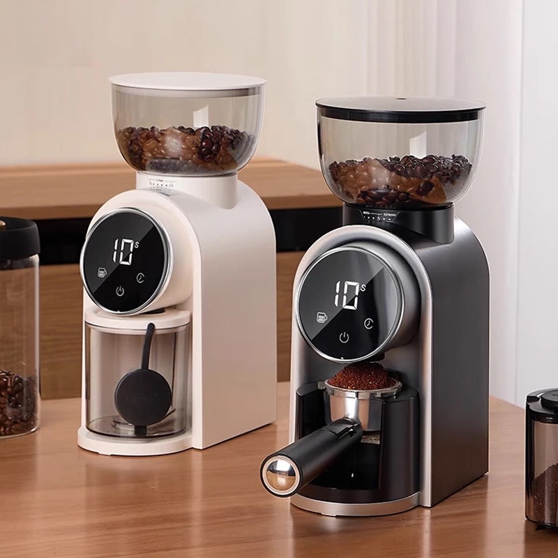 Máy Xay Cà Phê Điện Tự Động, 25 Cấp Độ Xay, Màn Hình LCD, Phù Hợp Tay Cầm 51/53mm,  Quán Cà Phê, Nhà Hàng