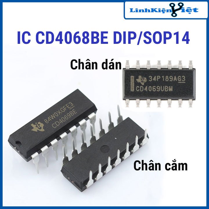 IC chức năng CD4051 DIP14/SOP14 cao cấp