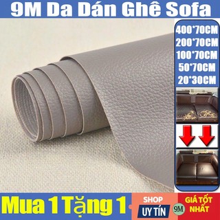 【Mua 1 tặng 1】9M Sofa da dán ghế Miếng dán vải da PU cỡ lớn kích thước chữa ghế sofa đồ da tự dính