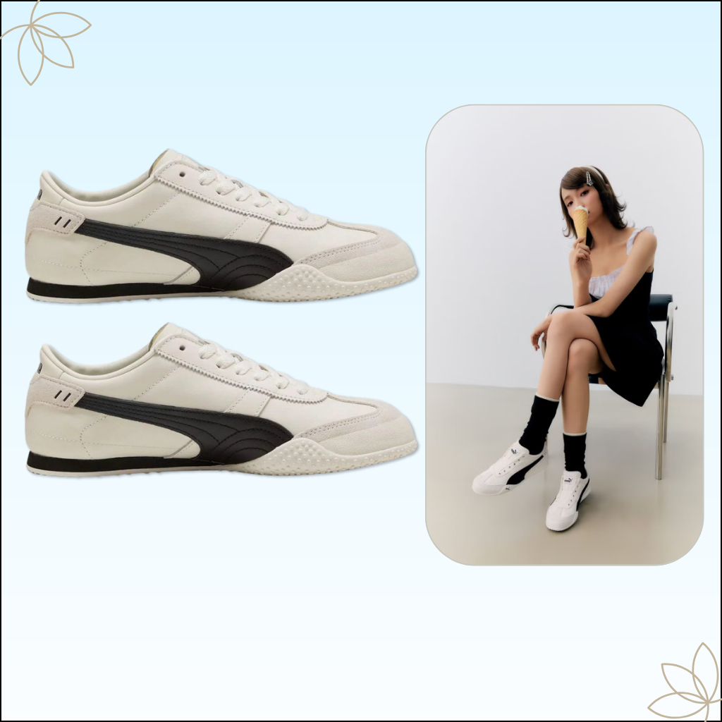 Giày Thể Thao Puma Bella UT Leather Warm White Cream Black - Sneaker Nam Nữ Cao Cấp