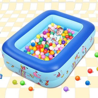Hồ bơi cho bé，Bể bơi phao 3 tầng gấp gọn cho bé，đáy bể bơi 2 lớp chống trơn trượt hồ bơi bơm hơi