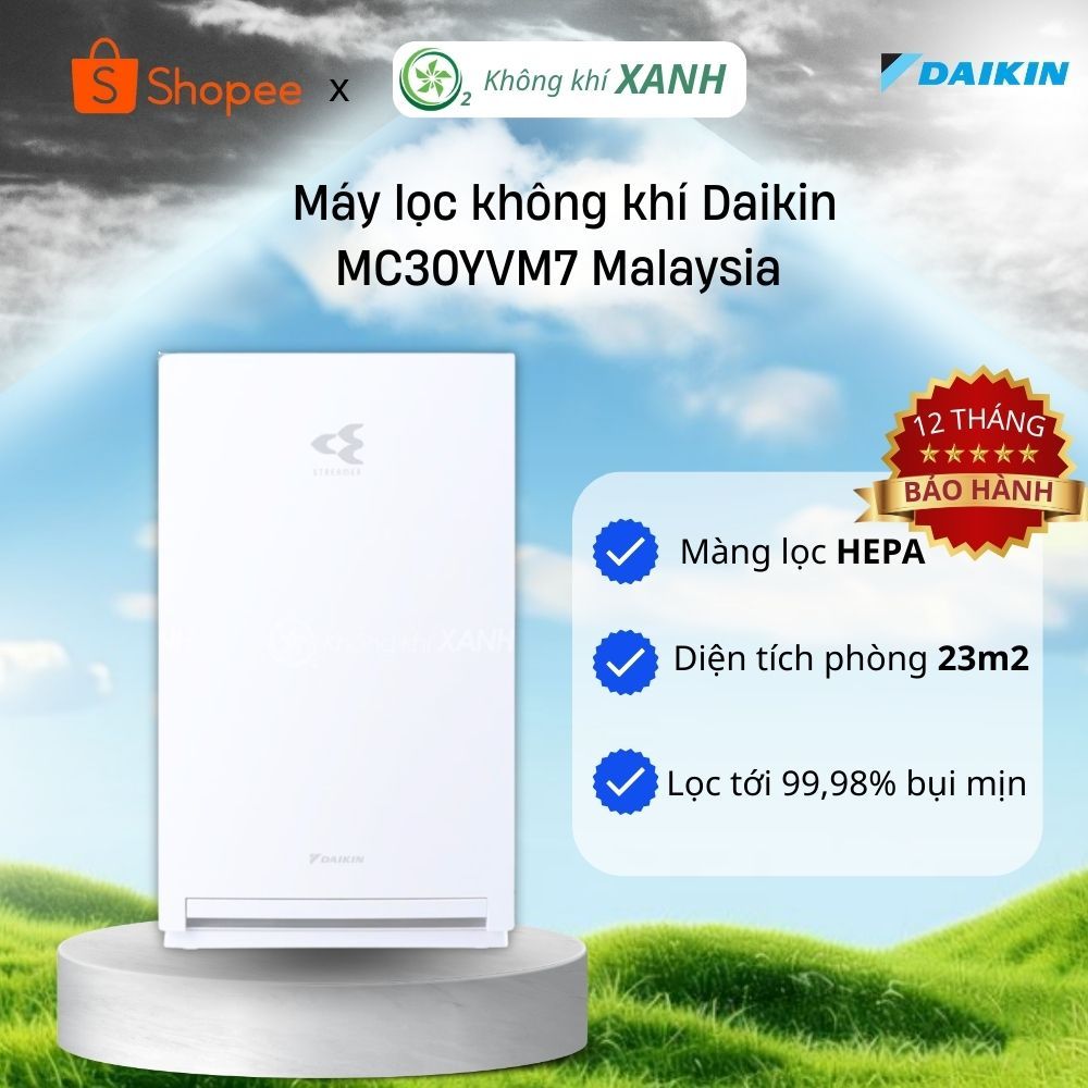 Máy lọc không khí Daikin MC30YVM7 Malaysia