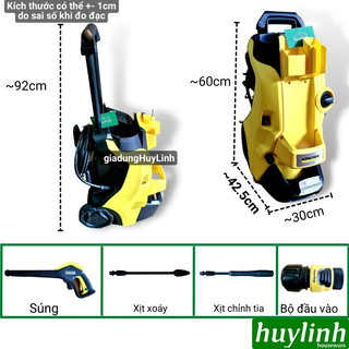 Máy rửa xe cao áp Karcher K4 Power Control FLEX - Dây cao áp mẫu mới 2026 - Motor cảm ứng từ - Hàng chính hãng