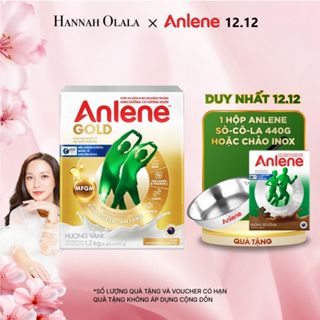   Deal độc quyền Hannah Olala  Sữa Bột Anlene Gold Hương Vani 1.2kg 