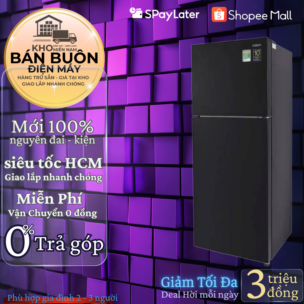 AQR-T239FA(FB) - Tủ lạnh Aqua Inverter 212 lít AQR-T239FA(FB) - Hàng chính hãng