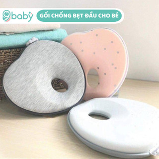 Gối chống bẹp đầu cho bé từ 0-1 tuổi mềm mịn, thoáng khí nâng đỡ cổ