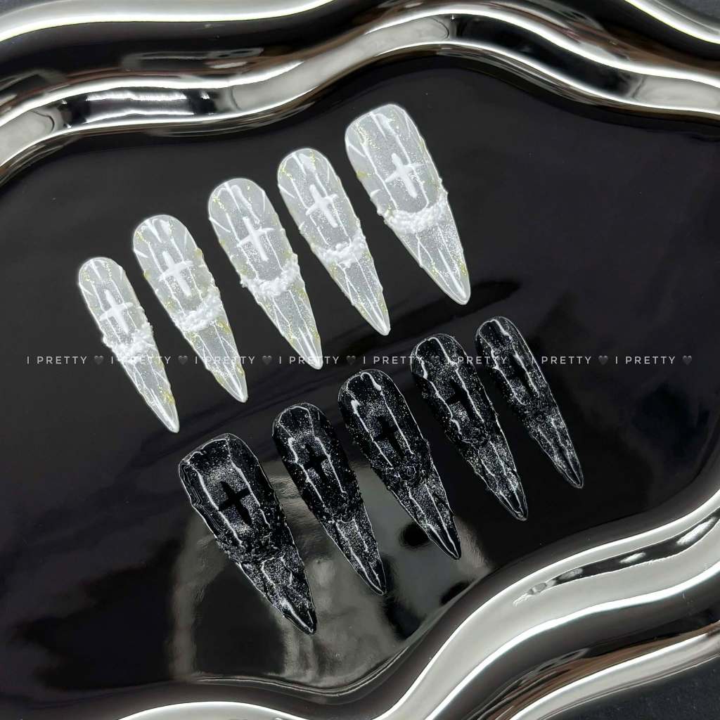 [H105] Nailbox thiết kế - Gothic - Độ bóng cao