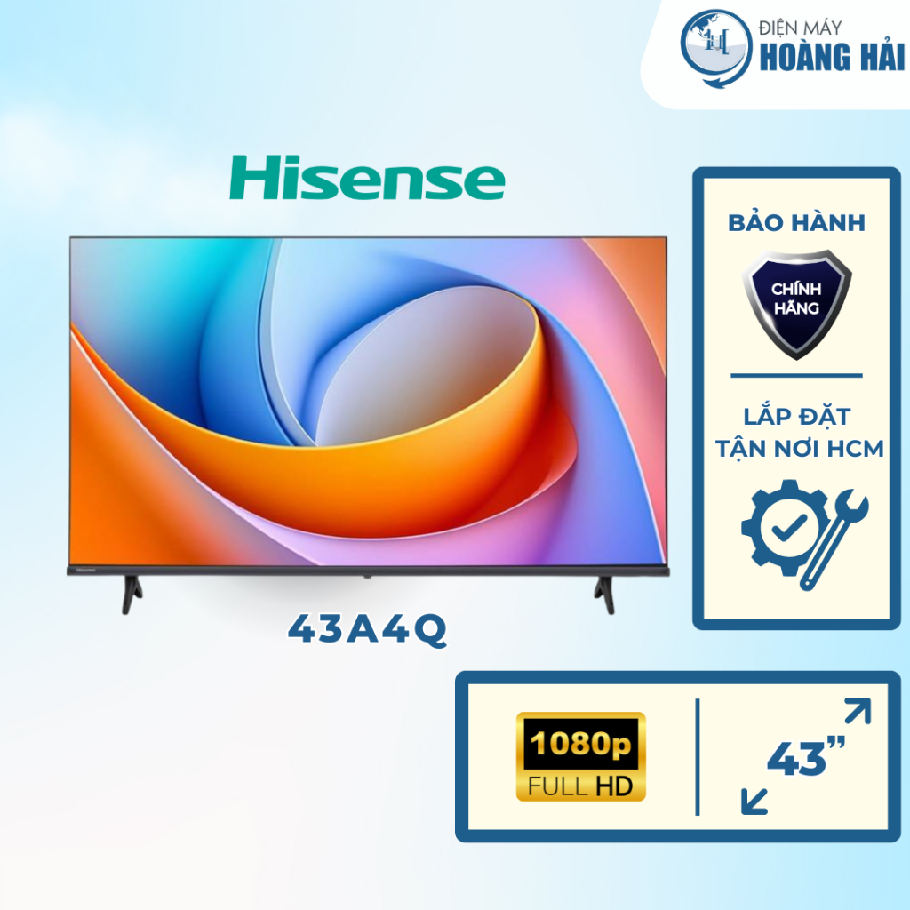 43A4Q | Smart Tivi Hisense Full HD 43 Inch 43A4Q - Hàng chính hãng