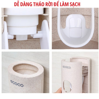 Bộ nhả kem đánh răng ECOCO cao cấp 1703 QH's