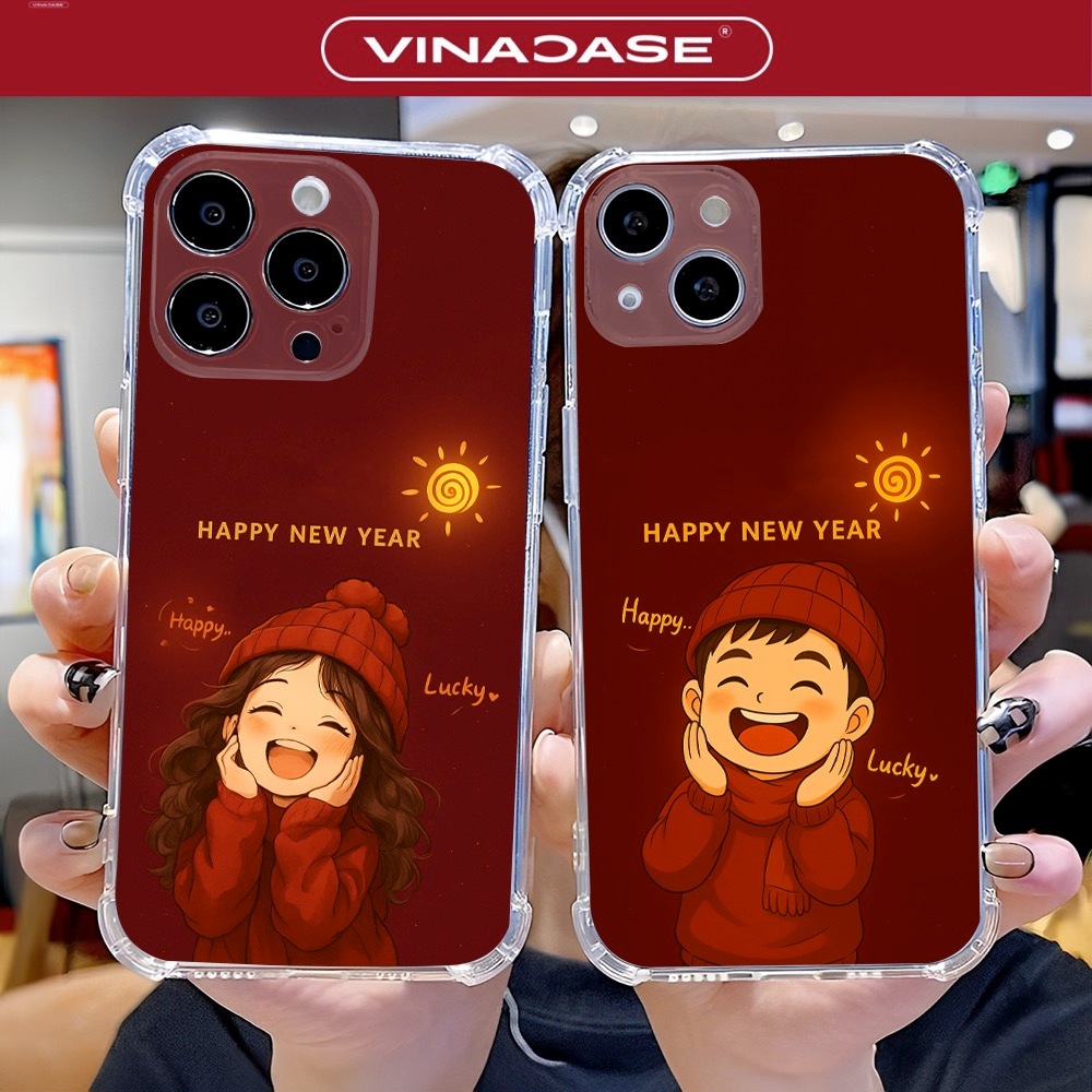 Ốp Lưng Samsung Cho A16 5G/A15/A05/A23/A05S/A36/A56/A12/A52/A36 5G/A56 Dẻo Trong Tết Cặp Đôi