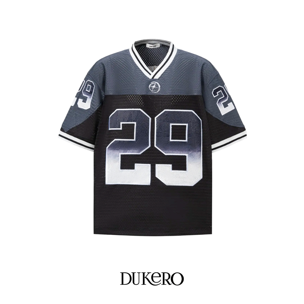 Áo thun nam jersey 29 Dukero vải mesh co giãn, thoáng mát, form basic dễ phối đồ