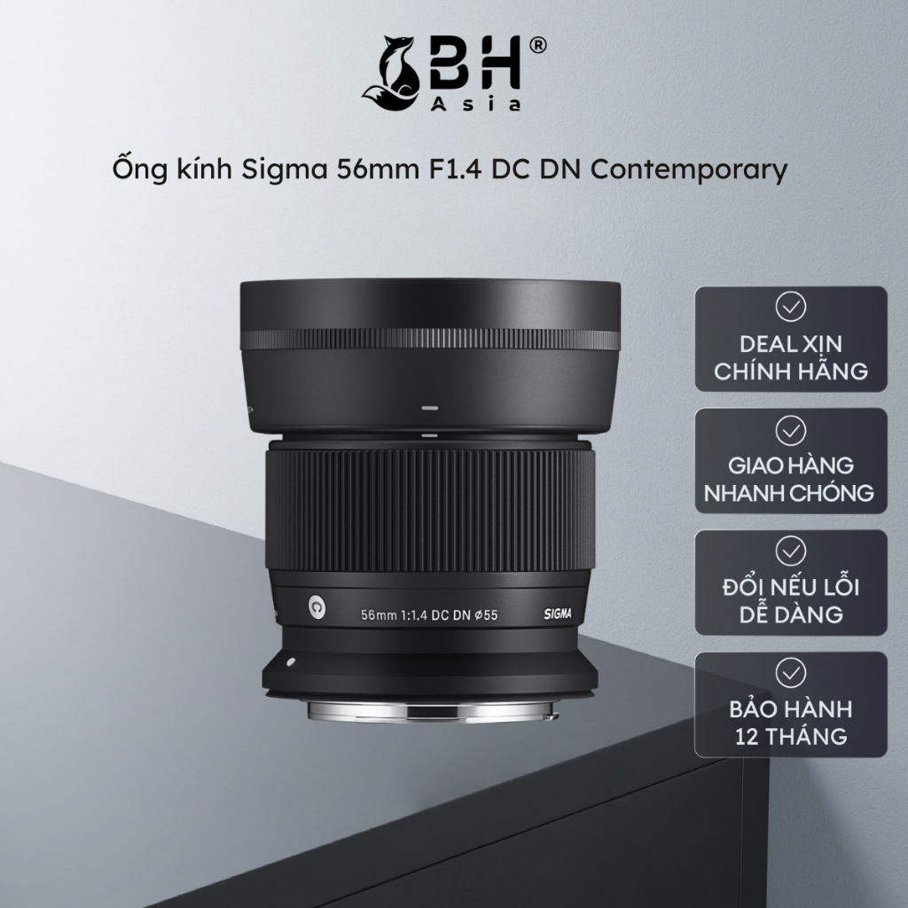 BH Asia - Ống kính Sigma 56mm F1.4 DC DN Contemporary