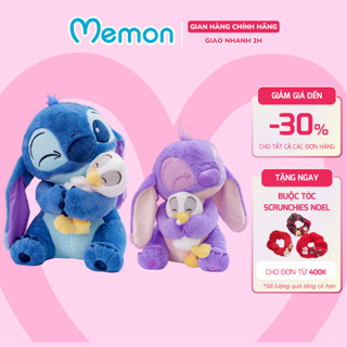  Gấu bông stitch ôm vịt Memon thú nhồi bông stitch ôm vịt mềm mịn cao cấp 