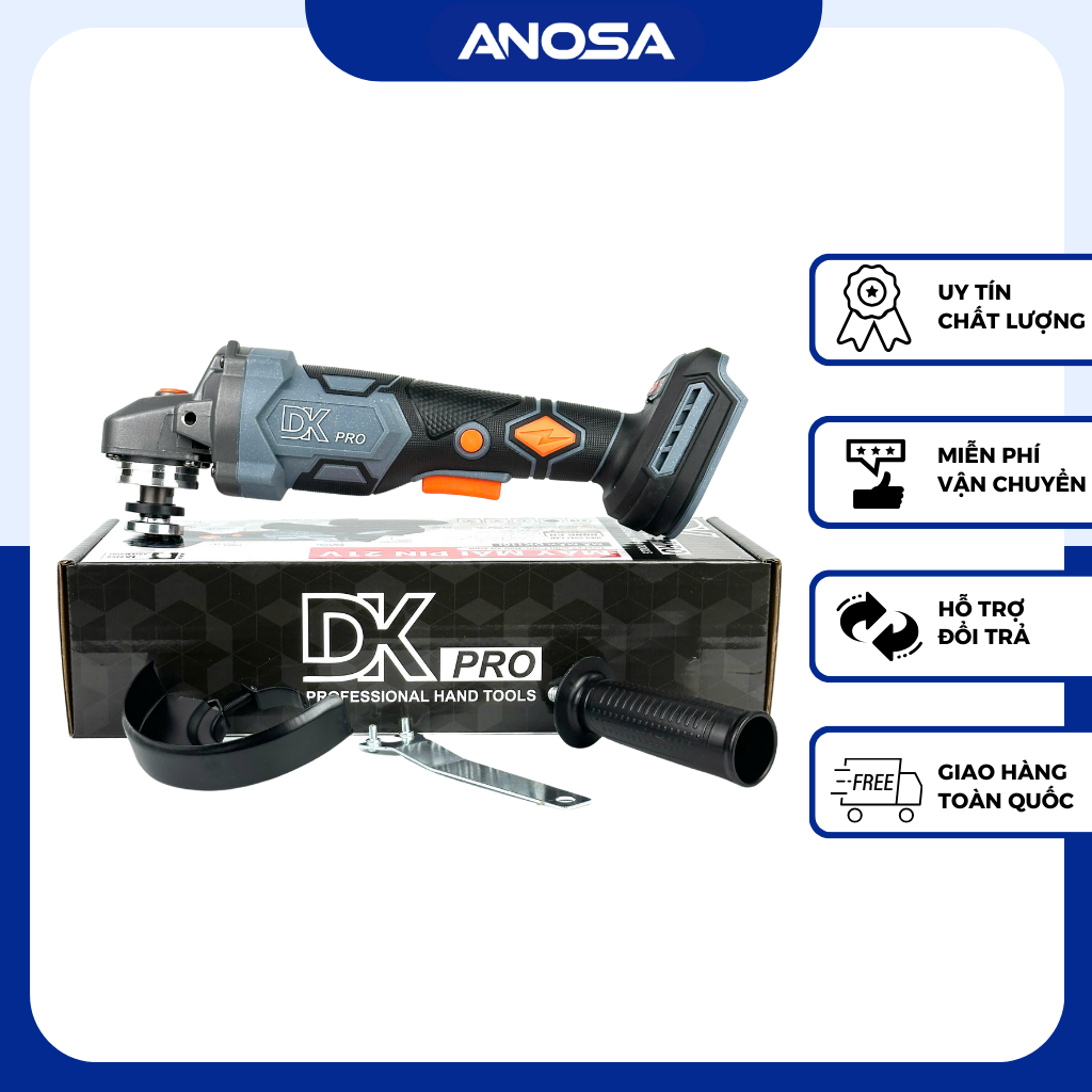 Thân Máy Mài Pin DKPRO DK1101 Động Cơ Không Chổi Than Chân Pin Phổ Thông