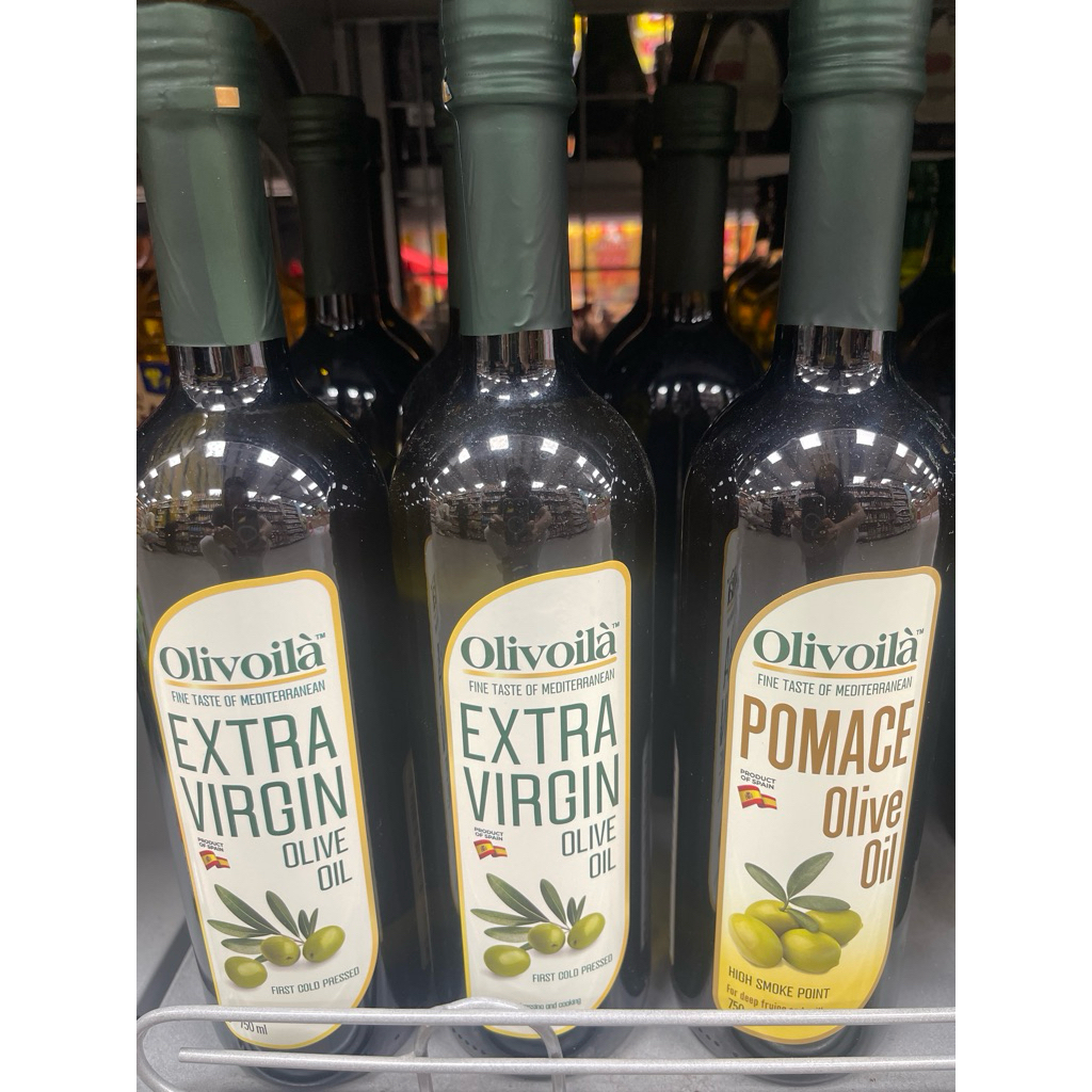 Dầu Oliu Extra Virgin Olivoila Chai 750ML Olive extra virgin