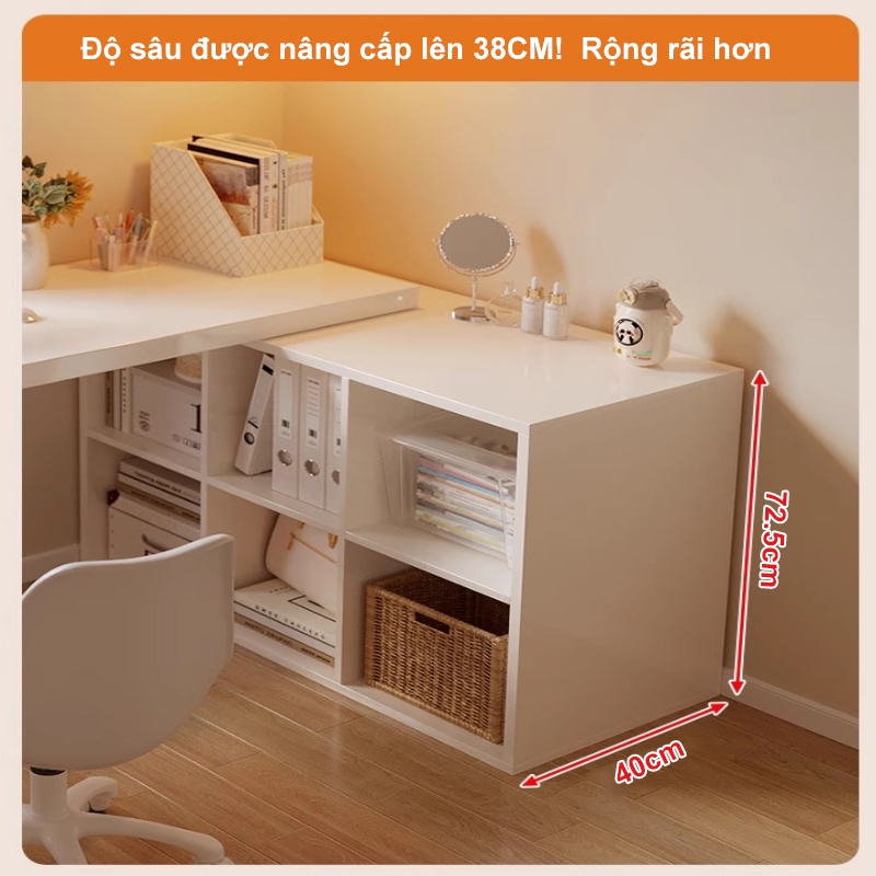 ALVIN Bàn làm việc Có tủ thích hợp cho căn hộ nhỏ Có thể kết hợp tự do | BigBuy360 - bigbuy360.vn