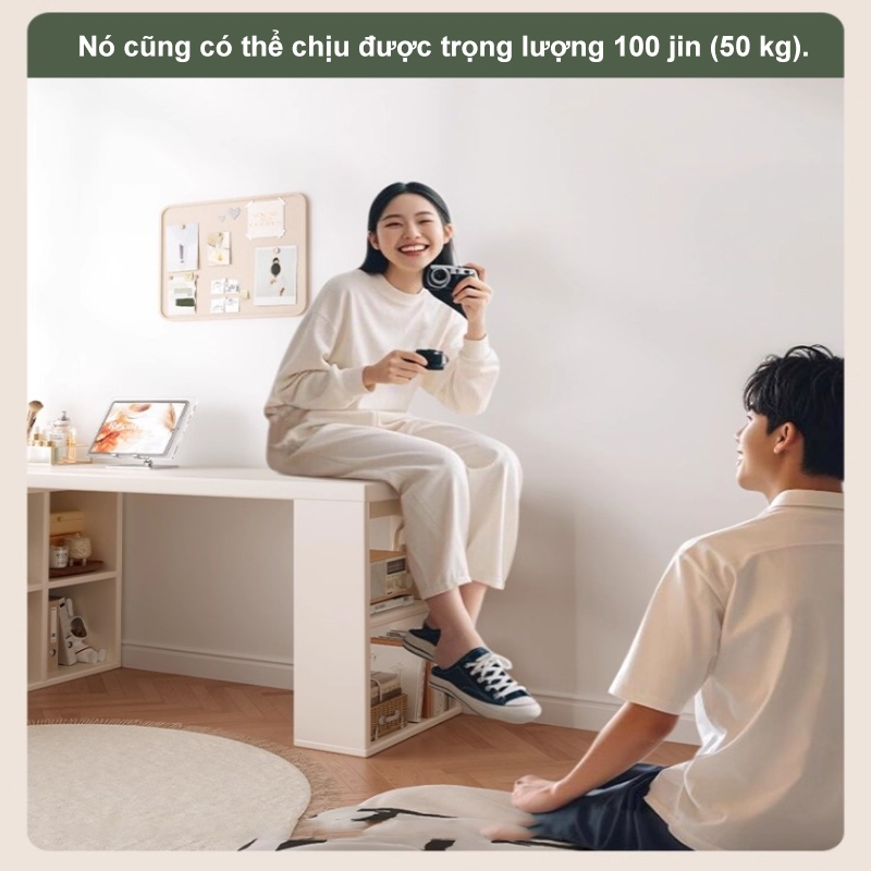 ALVIN Bàn làm việc Có tủ thích hợp cho căn hộ nhỏ Có thể kết hợp tự do | BigBuy360 - bigbuy360.vn