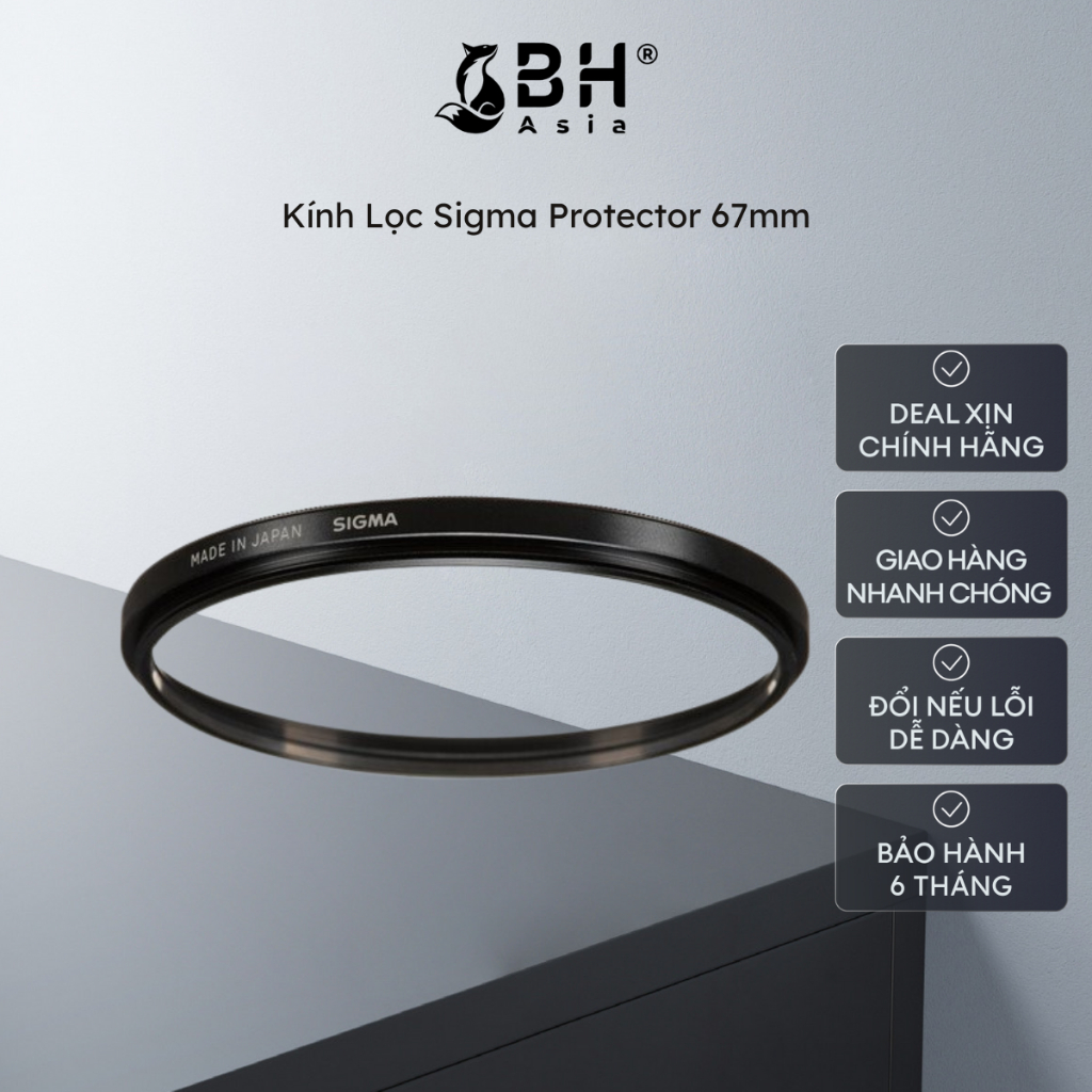 BH Asia - KÍNH LỌC SIGMA PROTECTOR 67MM