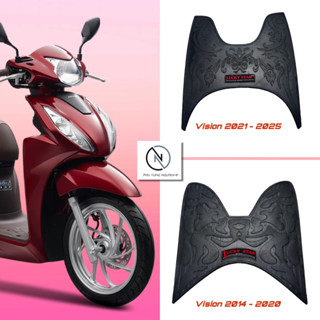 Thảm cao su lót chân xe Vision đời 2014-2020 và 2021-2024