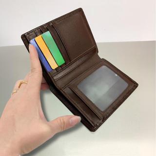 Ví Nam Da Bò Thật Cao Cấp Dáng Đứng Kích Thước 9.5x12cm Nhiều Ngăn Đựng Card Và Giấy Tờ