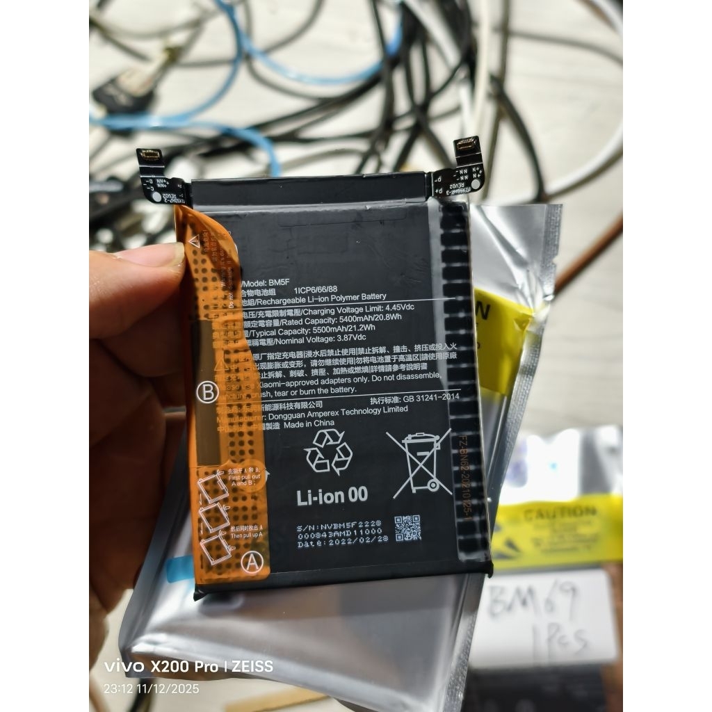 pin chính hãng 100% sự thật dành cho redmi k50/k60e mới ( BM5F)